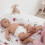 GLLQUEN 2 Pack Moses Basket Fitted Sheets 81x41 cm Pram Microfiber OEKO-TEX 4