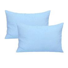 Baby Toddler Pillowcase, Plain Cot Bed Pillow Pair Cases 40 x 60cm, 2 Pack 100%