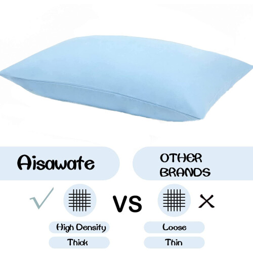 Baby Toddler Pillowcase, Plain Cot Bed Pillow Pair Cases 40 x 60cm, 2 Pack 100% 2