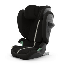 CYBEX Gold child car seat Solution G2 Plus, For ages 3 months to 12 year olds (100 - 150 cm), Max. 50 kg, For cars with and without ISOFIX, Moon Blac