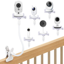 OFFCUP Baby Monitor Holder, Camera Mount and Card Slot, Baby Cam Mount Stand Com