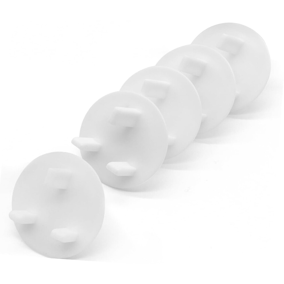 Ertzinla Baby Safety Socket Covers 24 Pack, Child Proof Uk 3 Pin Plug Protectors, Bpa-Fre