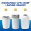 8 Pack Nappy Bin Refills, 10M Extra Long Diaper Pail Bags, Multi-layer Anti-Odor 4