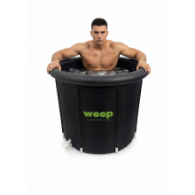 TØNDE TIL VARME BADEKAR OPPUSTELIG POOL REGENERERING 390L 85x80cm