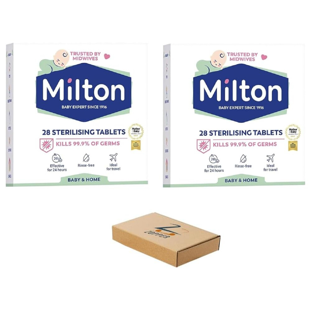 Zopper 2 X 28 Milton Sterilising Tablets For Cleaning Baby Feeding Accessories A