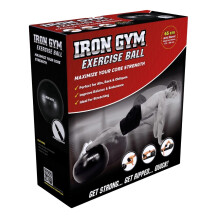 Iron Gym - Ballon d'exercice 65 cm Incl. Pompe