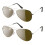 Eagle Eyes - Lunettes de soleil pilote lot de 2 - Argent 1
