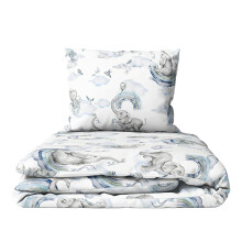 Baby Comfort 2-Piece Toddler Duvet & Pillow Set - 120x90 cm - 100% Cotton Breathable Fabric