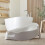 Shnuggle Shnuggle Newborn Baby Bath Support - Compact Soft Touch Support - Ideal Angle fo 5