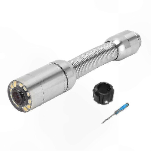 23mm Waterproof Camera Head with 12 LED Lights for Pipe Inspection 1