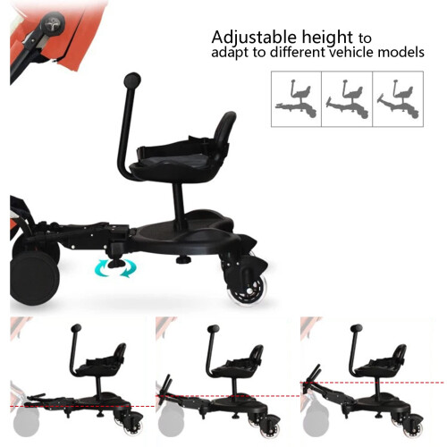 Buggy Board with seat, Standing Board, Toddlers Stroller Board Kiddy 2