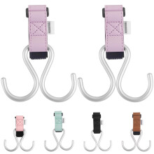 ROSSIVAN Buggy Clips, Premium Pram Hooks for Bags - Universal Fit for All Stroll