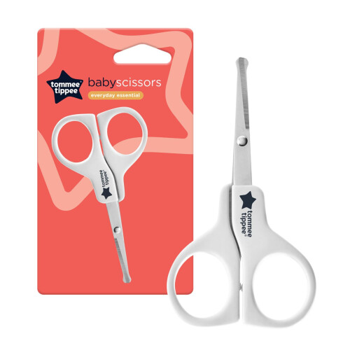Tommee Tippee Tommee Tippee Everyday Essential Baby Nail Scissors, Suitable for 0m+, with Comf