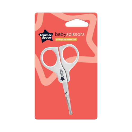 Tommee Tippee Tommee Tippee Everyday Essential Baby Nail Scissors, Suitable for 0m+, with Comf 2