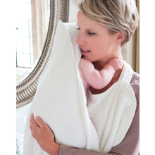 Cuddledry Hands Free Baby Bath Towel Luxuriously Soft Bamboo Cotton