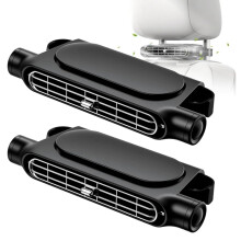 lrgnixs 2Pcs Car Fan Backseat Car Cooling Fan,USB Car Fan With 3 Speeds Powerful
