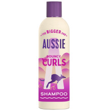Aussie Bouncy Curls Shampoo 600ml. Gentle Cleansing and Moisture for Waves, Curl