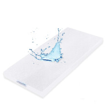 Waterproof Mattress Cover, Terry Viscose Crib Mattress Protector 38x89cm Ultra S