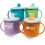 Tommee Tippee Tommee Tippee First Essential Cups 4 Pack Assorted Colors, Torquoise, Purple, Gr 1