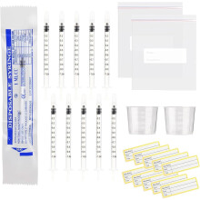 30 Pcs Colostrum Collection Kit 1ml Colostrum Syringes with Protective Cap