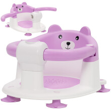 Baby Bath Seat Baby Shower Chair with Non-Slip Suction Cup Portable