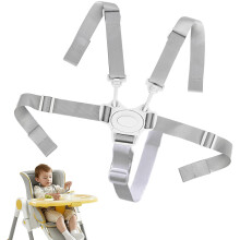 Universal High Chair Straps – Adjustable 5-Point Harness for Baby High Chairs, S