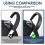 Pram Handle Covers Black for Babyzen, PU Leather Stroller Handle Protector Strol 3
