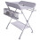KARAOK Foldable Changing Table with Wheels | Baby Changing Station with 4-Level 1
