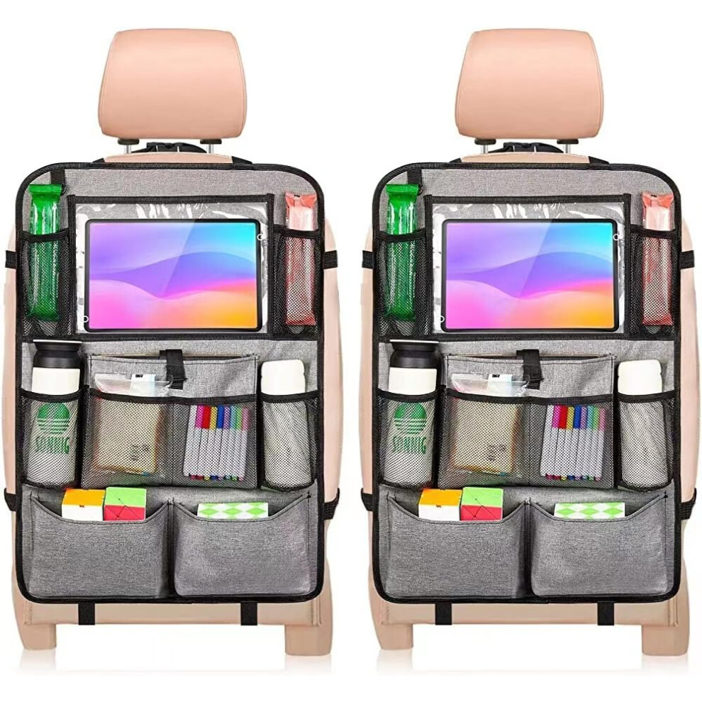 Yoogoal Car Seat Organizer, 2 Pack Backseat Car Organizer For Kids, Car Back Sea