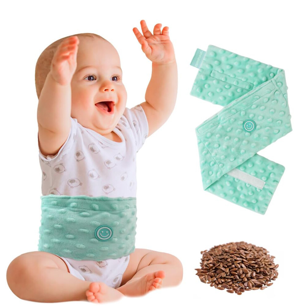 Comfheat Colic Relief For Babies Belt, Flaxseed Heated Tummy Wrap, Baby Belly Wr