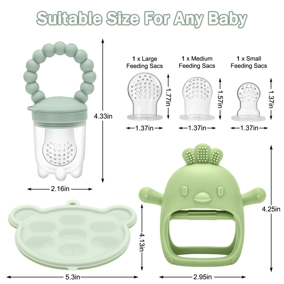 Cldy Baby Fruit Food Feeder Breastmilk Popsicle Freezer Molds Bpa Fre