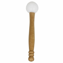 Gummischlägel, Schlägel für Kristallklangschale, Holzgriff, professioneller Klangschlägel mit Holzgriff, Klöppel mit