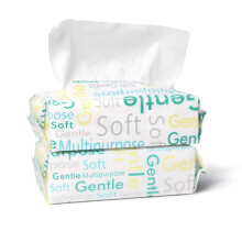 Face Towel 120 Counts, Cotton Tissue Dry Face Wipes for Women, Unscented and Ult