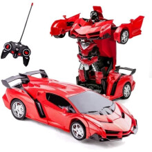 Ferngesteuertes Roboterauto – Transformers – 2-in-1 – Rot – Unisex – Ab 3 Jahren