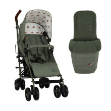 Cosatto Supa 3 Pushchair with Footmuff – Lightweight Stroller from Birth to 25Kg