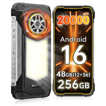(12GB 256GB, Orange) Blackview ROCK 5 Rugged Smartphone,48GB(12+36) 256GB,6.78'' Inch,20000mAh