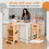 Olvy Kids 4-in-1 Montessori Learning Tower – Learning Tower – Wooden Step Stool 5