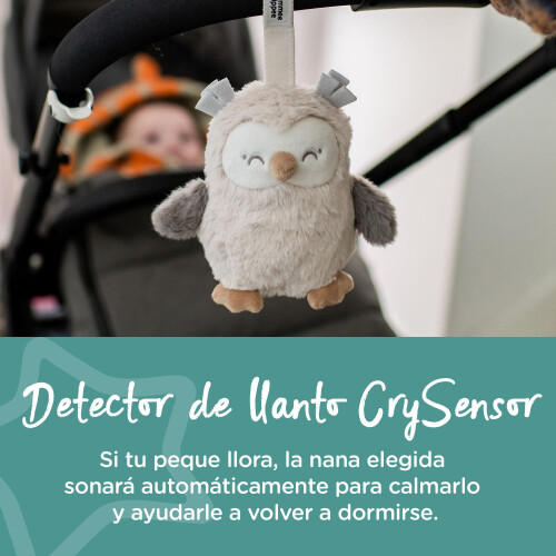 Tommee Tippee Tommee Tippee Mini OllieOwl, Travel Nursery Sleep Aid, Automatic CrySensor Sooth 1
