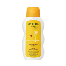 Weleda Baby Good Night Baby Bath, Bath Soak with Organic Calendula & Lavender, D