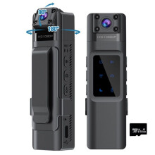 1080P-Polizei-Körperkamera mit Audio- und Videoaufzeichnung, Nachtsichtfunktion und DVR-Camcorder – Körperkamera mit 64-GB-TF-Karte
