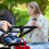 Buggy Clips - 4 Pcs PU Leather Adjustable Pram Hooks for Bags, Pram Clips with A 6