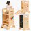 Olvy Kids 4-in-1 Montessori Learning Tower – Learning Tower – Wooden Step Stool 1