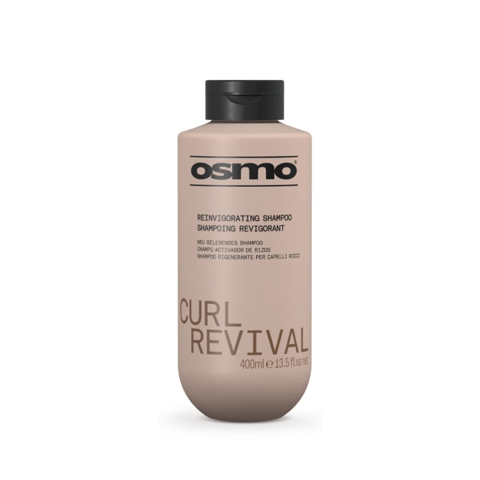 Osmo Curl Revival Reinvigorating Shampoo | For Type 2 Waves & Type 3 Curls | Avocado & Jojoba Oil | Vegan. 400Ml