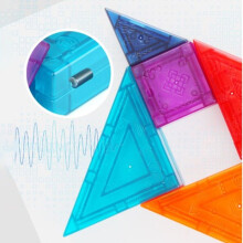 Tangram 3D Magnetbaustein-Puzzle für Kinder zur Formerkennung
