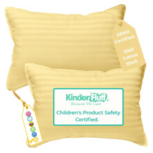 kinder Fluff Kids Pillows (2Pack) [33x46cm]- Small Pillow for Kids Age 2+, 100%