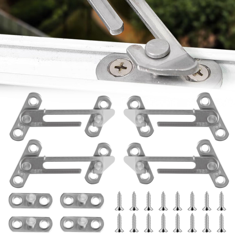 Sgykj 4 Pcs Window Restrictors For Upvc, Window Restrictors Locks Window Safety Catche