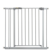 hauck Stop N Safe 2 with 9cm Extension, Silver - Pressure Fit Baby Gate 84-89 cm