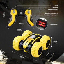 INNOO TECH Geländeauto mit Fernbedienung - Wiederaufladbar - 2,4 GHz RC - LED - Kinder