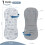 Baby Pushchair Seat Liners,Universal Double-Sided Pram Seat Liner,Baby Stroller 2