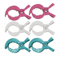 6 Pack Baby Pram Clips, Buggy Clip for Muslin Cloths Towels